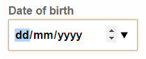 Date input